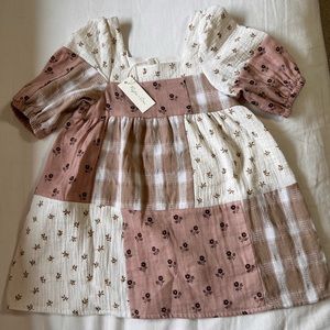 Riley and Cru Greta Dress in Patchwork. Size 4-5